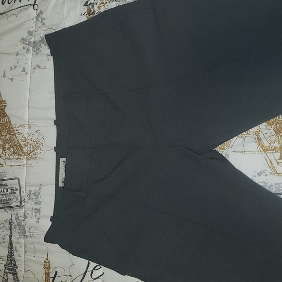 ZARA dress pants.. Heather gray. Size XL..NWOT..SKINNY ANKLE with a stylish zip - Picture 4 of 11